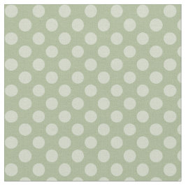 Tecido das bolinhas do verde prudente