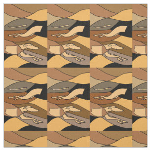 Tecido de Abstrato de Arte de Cachorro Greyhound R