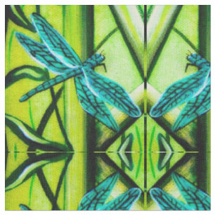 Tecido de Abstrato de Dragonfly