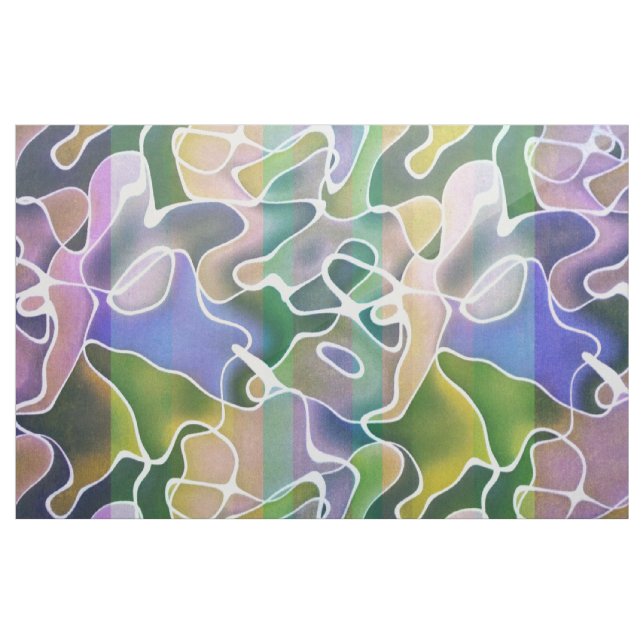 Tecido de Abstrato de Pastel (Jarda)