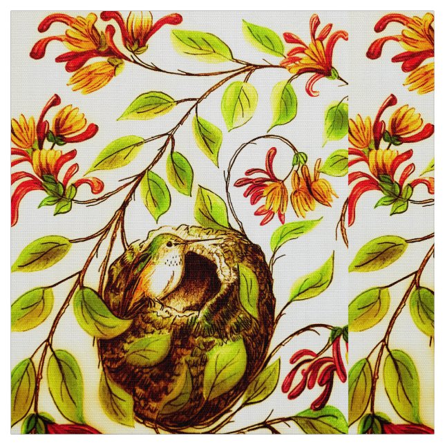 Tecido de Alegria de Beija-Flor (Modelo)