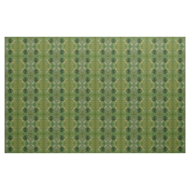 TECIDO DE ALGODÃO BONITO DE DESIGN VERDE VERDE (Jarda)