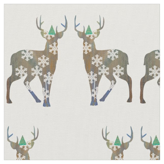 Tecido de Algodão Combado Personalizado de Natal ( (Detalhe)