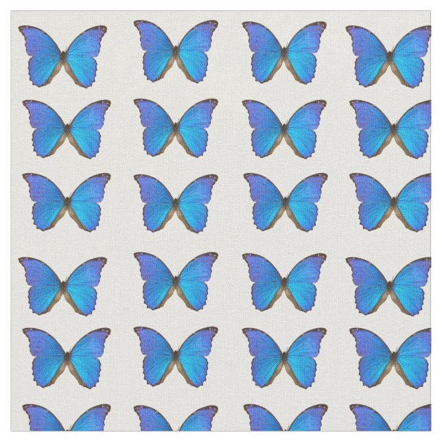 tecido de algodão da Borboleta Azul (Detalhe)