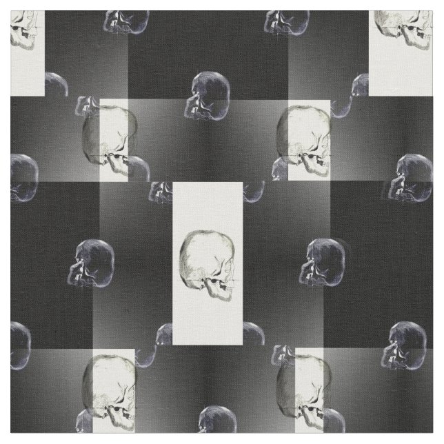 Tecido de Algodão da Equipe de Esqueleto (Detalhe)