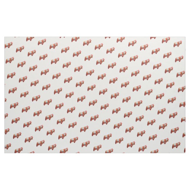 Tecido de algodão Dala Horse (Jarda)