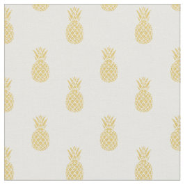 Tecido de algodão dourado do teste padrão do