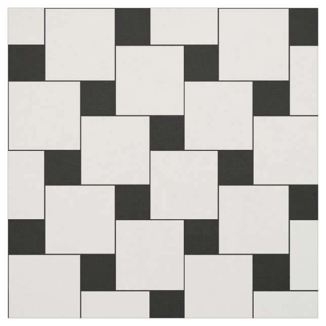 Tecido de algodão impresso, padrão de Azulejos (Modelo)