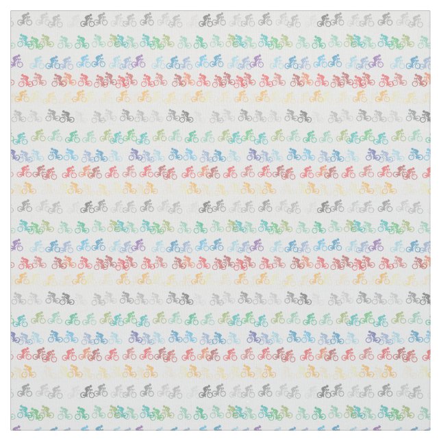 Tecido de Algodão Padronizado para Bicicleta Color (Modelo)