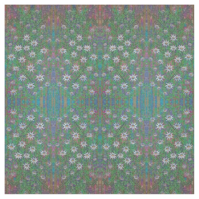 Tecido de algodão penteado com flor de Flanel (Detalhe)