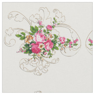 Tecido de algodão penteado dos rosas costume