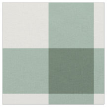 Tecido de Algodão Penteado Xadrez Sage Clássico