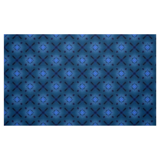 Tecido de algodão personalizado azul pelo estaleir (Fat Quarter)