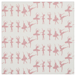 Tecido de Algodão Pima Bailarinas Rosa Craft Costu