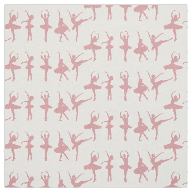 Tecido de Algodão Pima Bailarinas Rosa Craft Costu (Modelo)