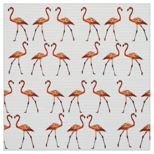 Tecido de Algodão Pima Personalizado, Flamingos Ro