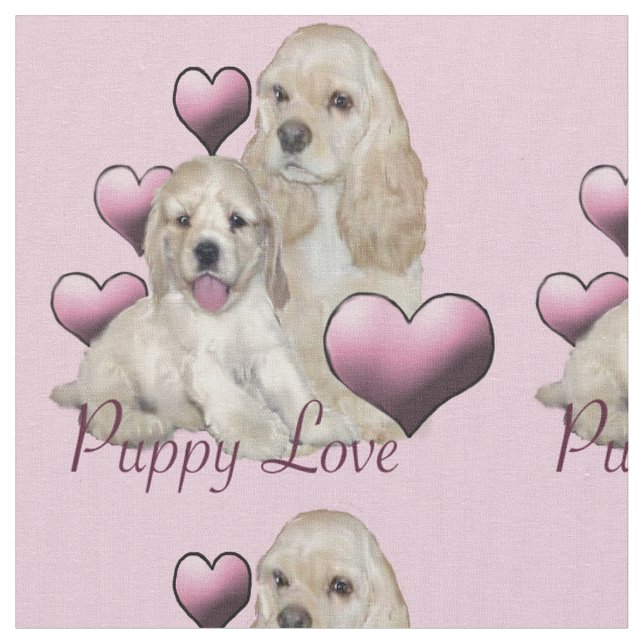 tecido de "amor de cachorrinho" (Detalhe)
