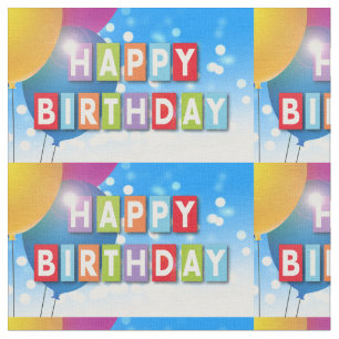 Tecido de aniversário!