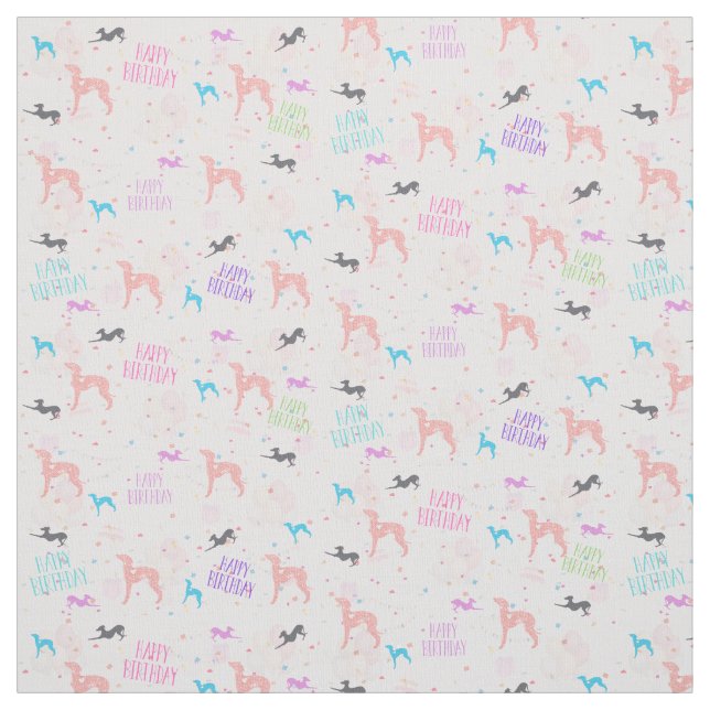 Tecido de aniversário de Greyhound Italiano, Tecid (Modelo)