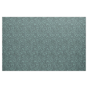 Tecido de Aqua com Peles de Leopardo
