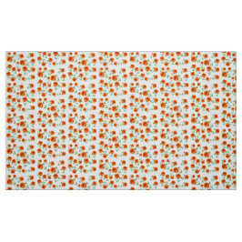 Tecido de Aquarela de Flores Vermelhas