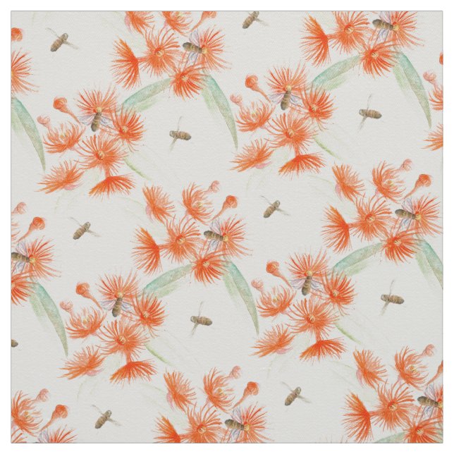 Tecido de aquarela de goma de flores (Modelo)