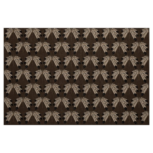 Tecido de Arte Nativo Tribal Eagle Feather Tecido (Fat Quarter)