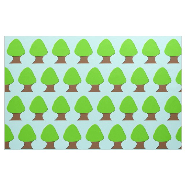 Tecido de Artesanato com Padrão de Árvore (Fat Quarter)