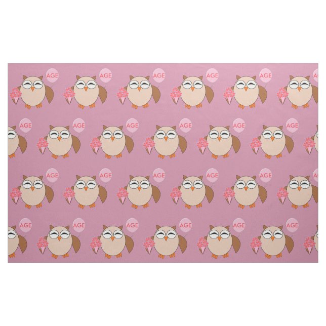 Tecido de Artesanato de Aniversário Personalizado (Fat Quarter)