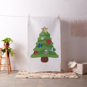 tecido de árvore de natal emoji