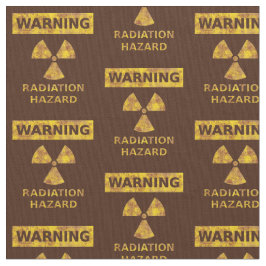 Tecido de Aviso de Radiação Amarela em Perturbação