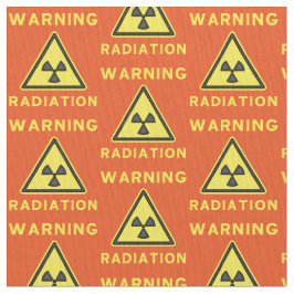 Tecido de Aviso de Radiação Laranja