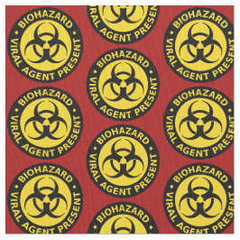 Tecido de Aviso de Risco Biológico Vermelho, Amare