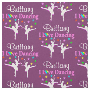 TECIDO DE BALLERINA PERSONALIZADO COM PINCO E PURO