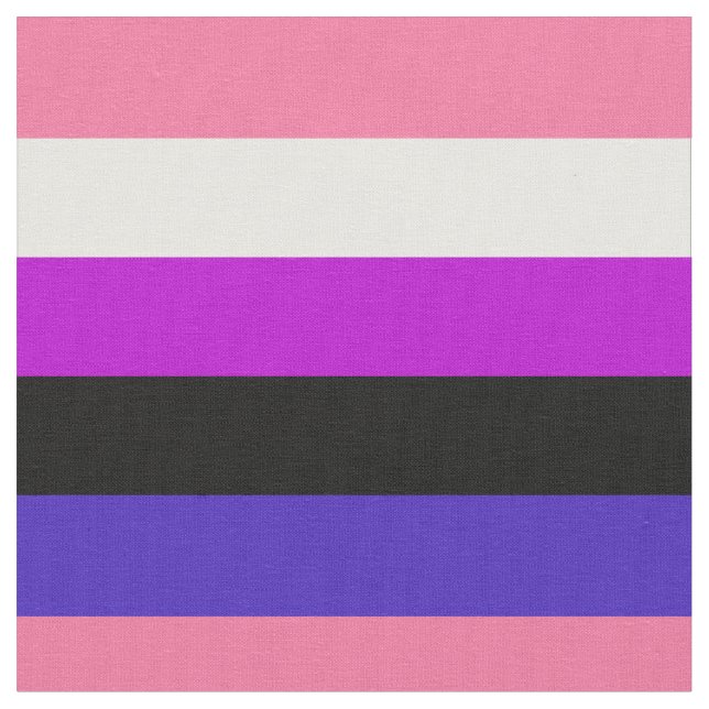 Tecido de bandeira do Orgulho de Genderfluidez (Detalhe)
