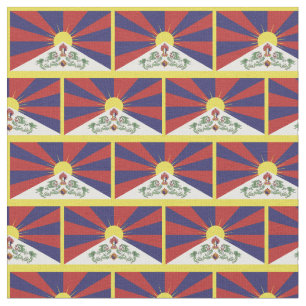 Tecido de Bandeiras do Tibete e do Tibete / Himala