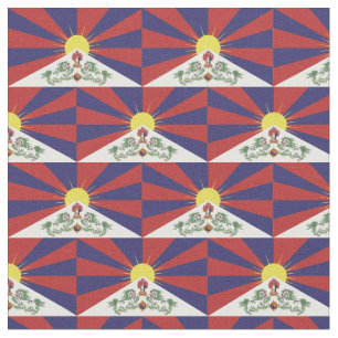 Tecido de Bandeiras do Tibete e do Tibete / Himala