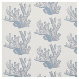 Tecido de Blue Coral Juul Coastal Beach House