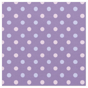 Tecido de Bolinhas rosa/roxo de Pastel - Personali