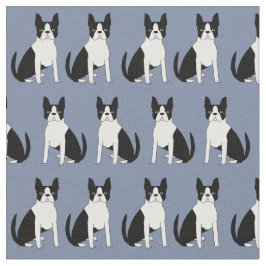 tecido de Boston Terrier - cachorro bonito de Bost
