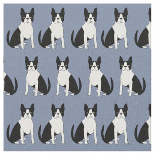 tecido de Boston Terrier - cachorro bonito de Bost
