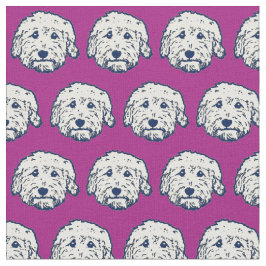 tecido de cachorro com roxo