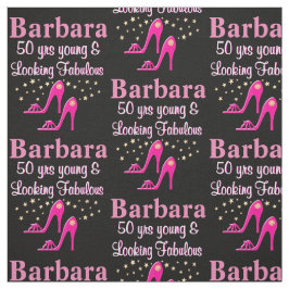 Tecido DE CALÇADO PERSONALIZADO DE 50 ANOS DE PINK