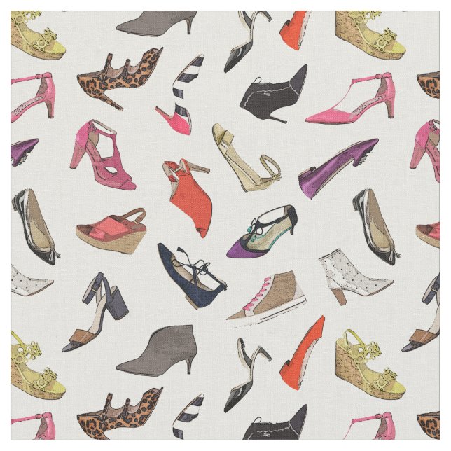 Tecido de calçados de moda de tendências (Detalhe)