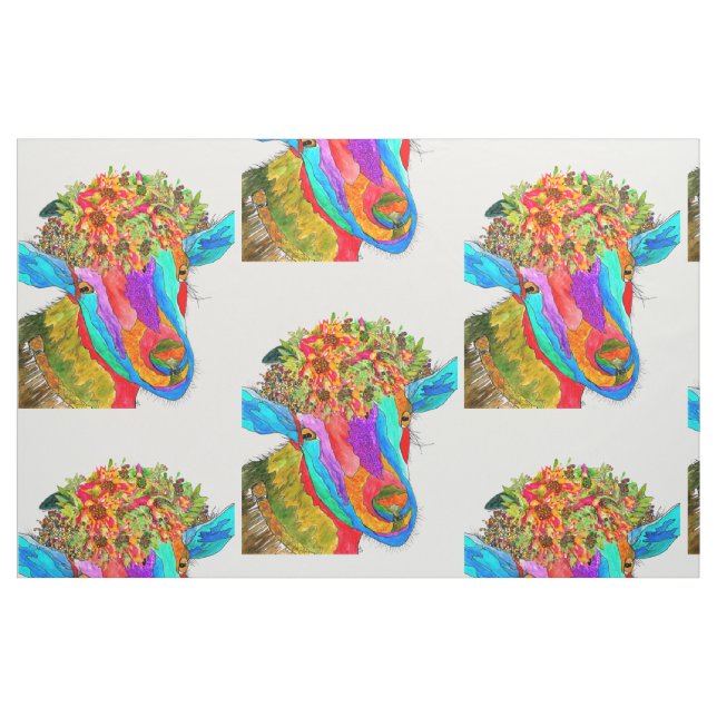 Tecido de Caprino Bonito e Colorido (Fat Quarter)