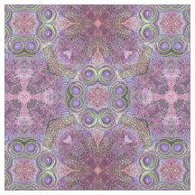 Tecido de Carro Padrão de Joias Rosa e Roxo