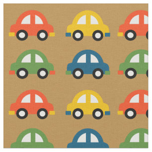 Tecido de carros castanhos
