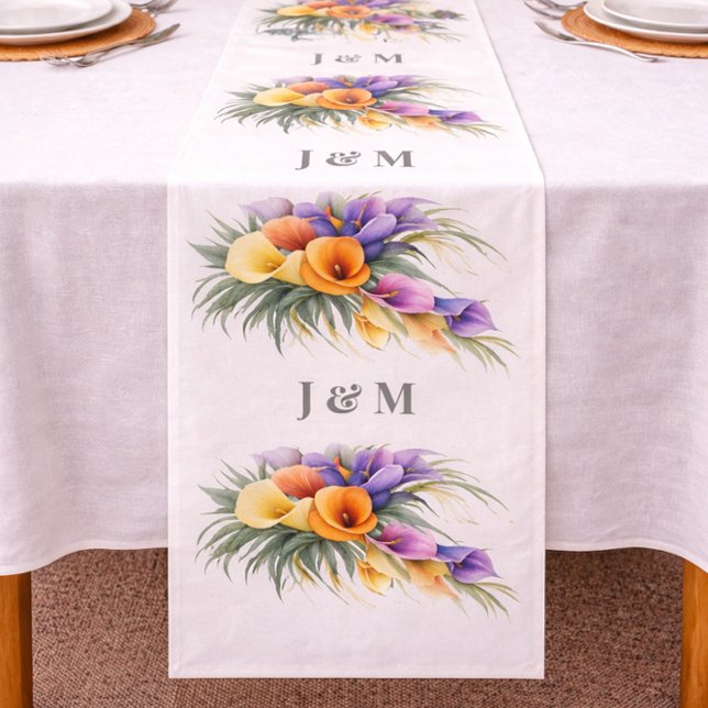 Tecido de casamento Colorido de Copos-de-leite com (Criador carregado)