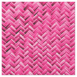 Tecido de Cesta Geométrica de Fuchsia