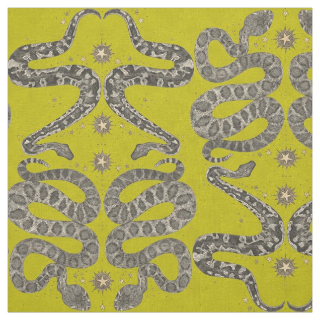 tecido de chartreuse cobra celeste (Modelo)